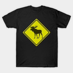 Caution Moose T-Shirt